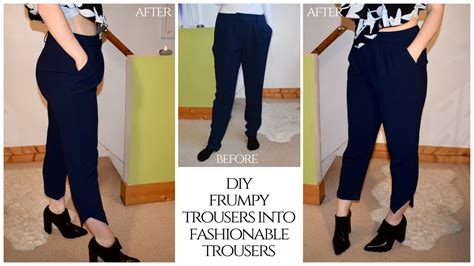 how to change trousers.